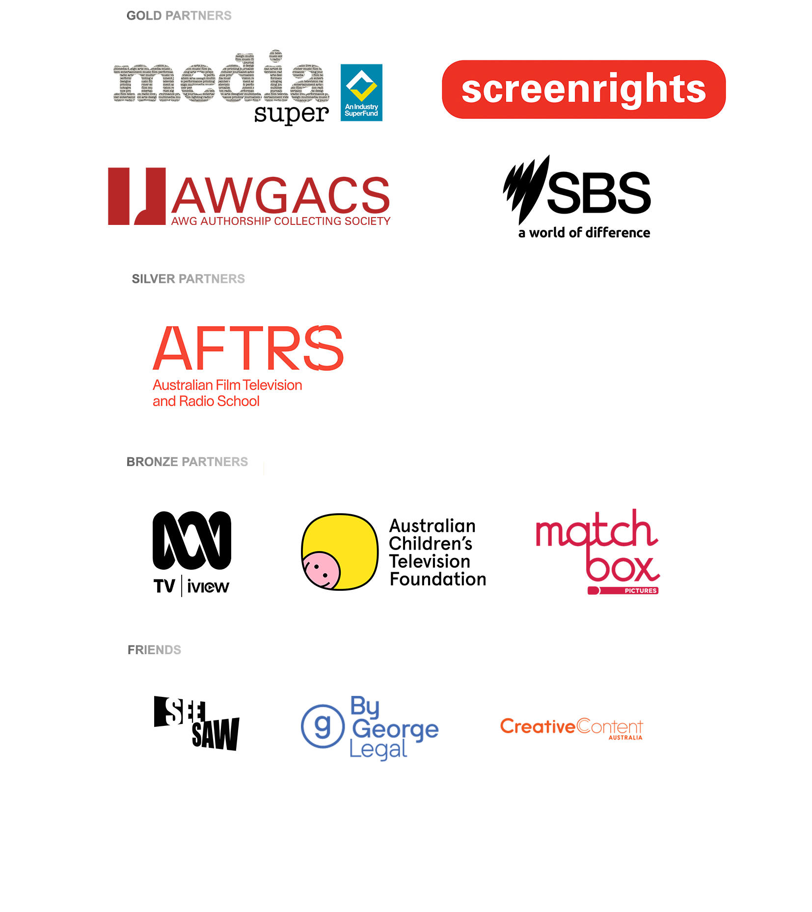 54th Annual AWGIE Awards Sponsors